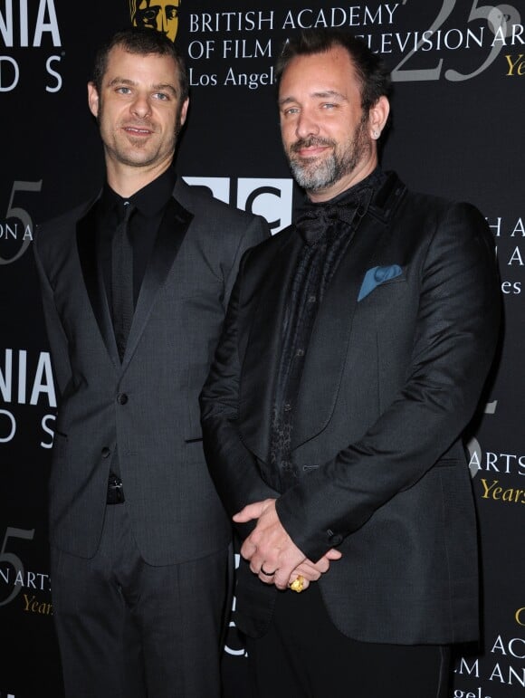Matt Stone et Trey Parker lors des 'BAFTA Britannia Awards' à Beverly Hills le 7 novembre 2012.