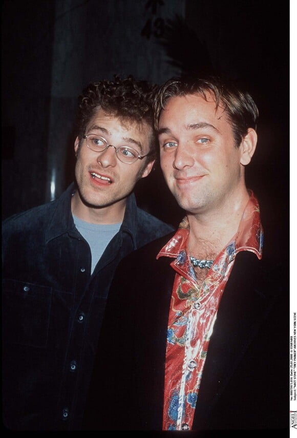 Matt Stone et Trey Parker, les créateurs de South Park, à New York en 2001.