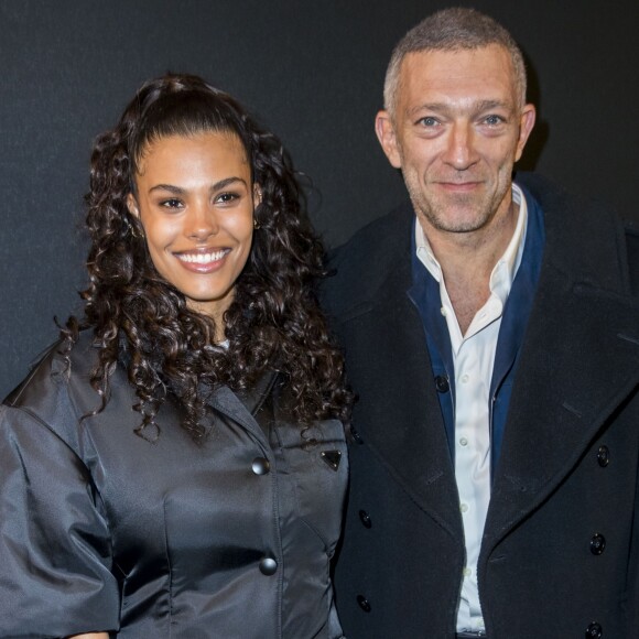 Vincent Cassel et sa femme Tina Kunakey - Dîner de gala de l'association AEM (Un Avenir pour les Enfants du Monde) au bénéfice des enfants du Rwanda organisée par B.Djian au Pavillon Ledoyen à Paris, France, le 11 décembre 2018. © Olivier Borde/Bestimage