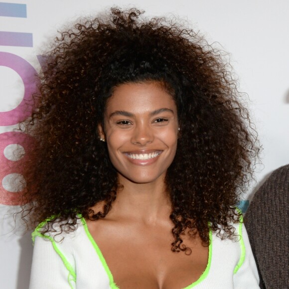 Vincent Cassel et sa femme Tina Kunakey - Photocall du "Etam Live Show 2018" aux Beaux-Arts à Paris, le 25 septembre 2018. © Rachid Bellak/Bestimage
