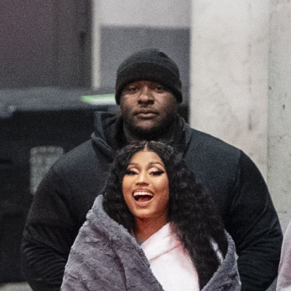 Exclusif - Nicki Minaj quitte l'AccorHotels Arena après son concert à Paris, France, le 7 mars 2019.