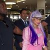 Exclusif - La chanteuse américaine Nicki Minaj arrive à l'aéroport Tullamarine de Melbourne, Australie, le 14 janvier 2019.