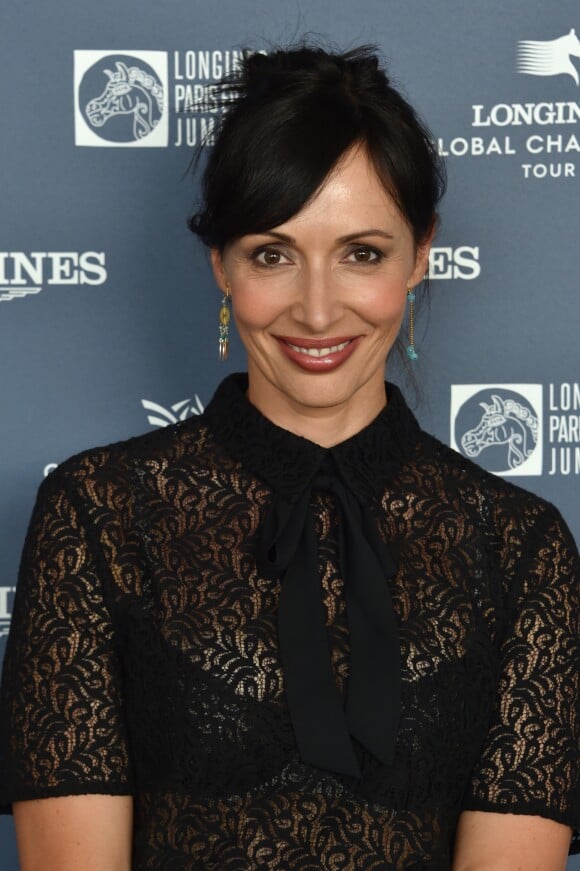 Exclusif - Géraldine Maillet - Photocall lors du Longines Paris Eiffel Jumping au Champ de Mars à Paris, le 7 juillet 2018. © Borde-Veeren/Bestimage