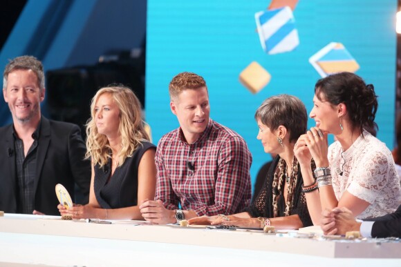 Exclusif - Jean-Luc Lemoine, Enora Malagré, Matthieu Delormeau, Isabelle Morini-Bosc - Enregistrement de la première émission de la rentrée de Touche pas à mon poste (TPMP) sur C8 à Paris le 5 septembre 2016. © Dominique Jacovides / Bestimage