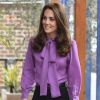 Catherine (Kate) Middleton, duchesse de Cambridge visite le centre Henry Fawcett pour enfants à Londres le 12 mars 2019.
