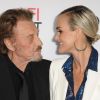 Johnny Hallyday et sa femme Laeticia Hallyday à la première de "Rules Don't Apply" à Los Angeles, le 10 novembre 2016. © Dave Longendyke/Globe