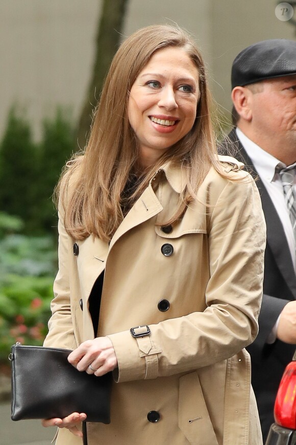 Chelsea Clinton arrive pour faire la promotion de son livre à New York, le 31 mai 2017.