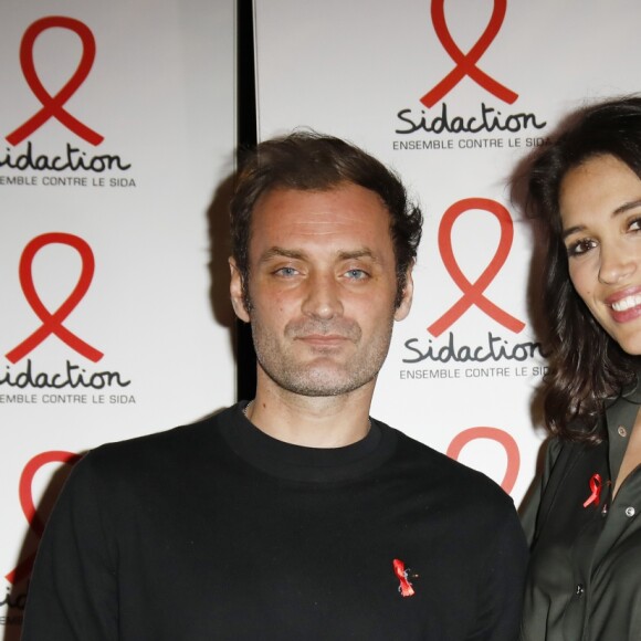 Augustin Trapenard, Laurie Cholewa - Soirée de lancement du Sidaction 2019 à la salle Wagram à Paris, le 18 mars 2019. © Marc Ausset-Lacroix/Bestimage