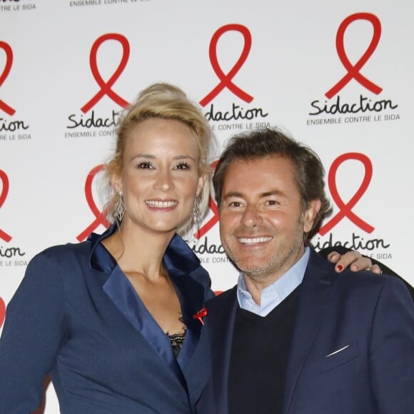 Elodie Gossuin, Jérôme Anthony - Soirée de lancement du Sidaction 2019 à la salle Wagram à Paris, le 18 mars 2019. © Marc Ausset-Lacroix/Bestimage