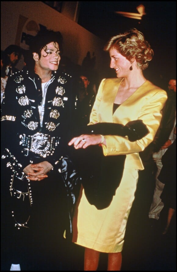 Michael Jackson et la princesse Lady Diana.
