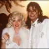 Madonna et Michael Jackson en mars 1991.