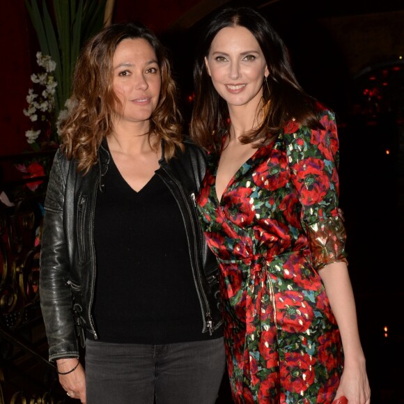 Sandrine Quétier et Frédérique Bel lors de la soirée de lancement du nouveau polar de Anna-Véronique El Baze "Je maudis le jour" au Buddha Bar à Paris, France, le 18 mars 2019. Un évènement organisé par Five Eyes production. © Rachid Bellak/Bestimage