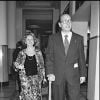 Jacques Chirac et sa femme Bernadette en soirée en 1979.