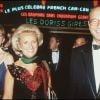 Jacques Chirac, sa femme Bernadette et leur fille Claude lors d'une soirée à Paris en 1984.