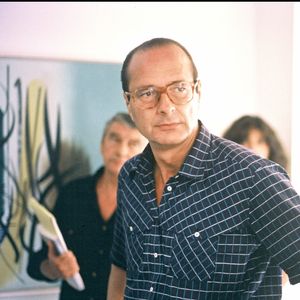 Jacques et Bernadette Chirac en vacances à Saint-Paul-de-Vence en 1983.


