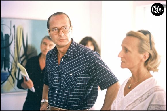 Jacques et Bernadette Chirac en vacances à Saint-Paul-de-Vence en 1983.


