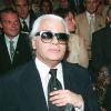 Bernadette Chirac avec la princesse Caroline de Monaco et Karl Lagerfeld à Paris, en 1996.
