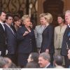 Bernadette Chirac et Hillary Clinton à Paris en 1999.