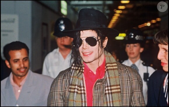 Michael Jackson à Londres, le 8 octobre 1992. 
