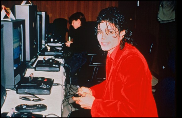 Michael Jackson le 7 octobre 1991, lieu inconnu. 