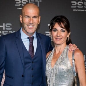 Zinedine Zidane et sa femme Véronique - Les célébrités arrivent à la cérémonie des Trophées Fifa 2018 au Royal Festival Hall à Londres, Royaume Uni, le 25 septembre 2018. © Cyril Moreau/Bestimage