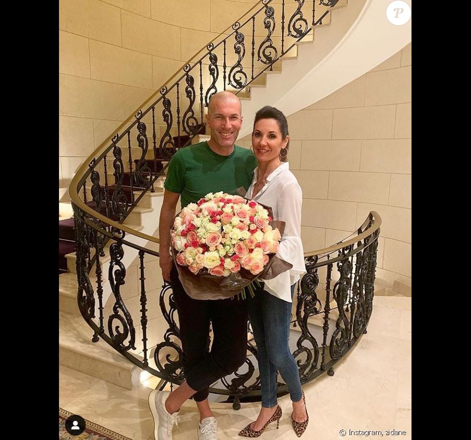 Zinedine Zidane Souhaite Un Joyeux Anniversaire A Son Epouse Veronique Instagram Le Mars 19 Purepeople