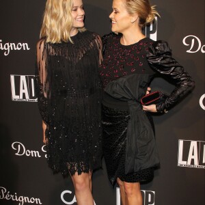 Ava Phillippe avec sa mère Reese Witherspoon lors de la soirée L.A. Dance Project à Los Angeles le 20 octobre 2018.