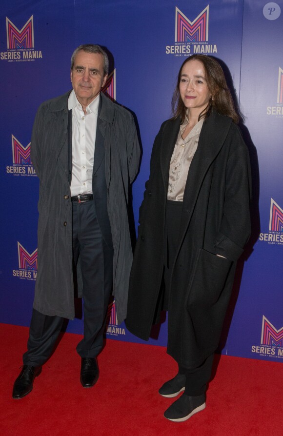 Delphine Ernotte et Takis Candilis à la soirée d'ouverture de la 10e édition du Festival Series Mania à Lille le 22 Mars 2019. © Christophe Aubert