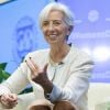 Christine Lagarde lors d'un évenement sur la journée de la femme au siege du FMI à Washington le 8 mars 2019.