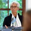 Christine Lagarde, directrice générale du FMI, lors d'une réunion sur le BREXIT à Londres. Le 17 septembre 2018.