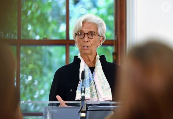 Christine Lagarde, directrice générale du FMI, lors d'une réunion sur le BREXIT à Londres. Le 17 septembre 2018.