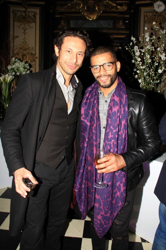 Exclusif - Brahim Zaibat - Edouard Nahum fête son 60ème anniversaire au Musée Grévin à Paris le 26 mars 2019. © Philippe Baldini/Bestimage