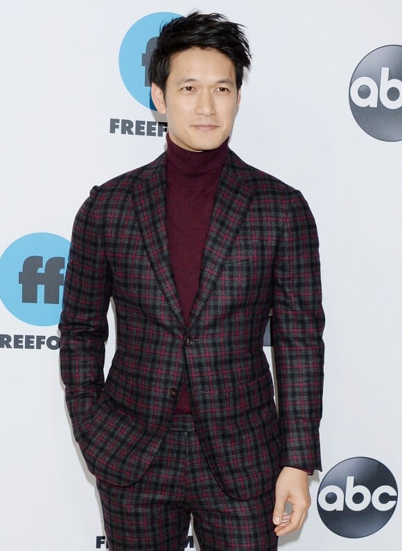 Harry Shum Jr. Mandatory Credit © Gilbert Flores/Broadimage lors du photocall du Press Tour des chaines Disney et ABC "TCA Winter Press Tour 2019" à l'hôtel The Langham Huntington à Pasadena, Los Angeles, Californie, Etats-Unis, le 5 février 2019.