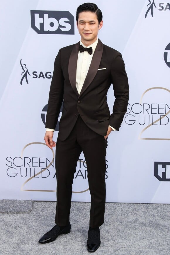 Harry Shum Jr. - Photocall - 25ème cérémonie annuelle des Screen Actors Guild Awards au Shrine Audritorium à Los Angeles, le 27 janvier 2019.