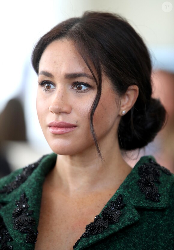Meghan Markle, la duchesse de Sussex, assiste à une activité jeunesse le Jour du Commonwealth à la Maison du Canada le 11 mars 2019 à Londres.