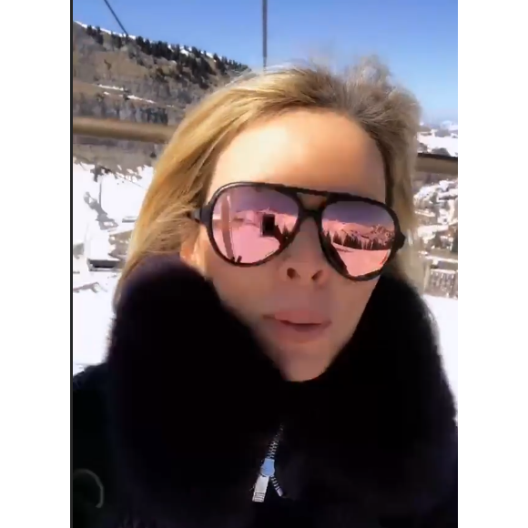 Sylvie Tellier à Avoriaz - Instagram, 30 mars 2019