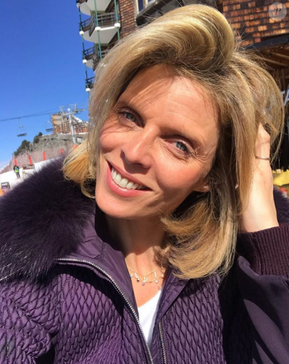 Sylvie Tellier au naturel, à Avoriaz - Instagram, 30 mars 2019
