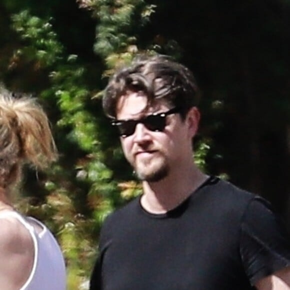 Exclusif - Amber Heard et son compagnon Andy Muschietti sont allés rendre visite à des amis à Los Angeles, le 30 mars 2019.