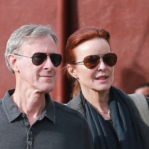 Exclusif - Marcia Cross et son mari Tom Mahoney sont allés faire des courses au country mart à Santa Monica, le 9 décembre 2018