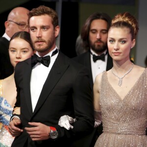 Pierre Casiraghi et sa femme Beatrice Borromeo - 65ème édition du Bal de la Rose donné au profit de la Fondation Princesse Grace sur le thème de la Riviera à la Salle des Etoiles du Sporting Monte-Carlo à Monaco, le 30 mars 2019. © Jean-François Ottonello/Nice Matin/Bestimage