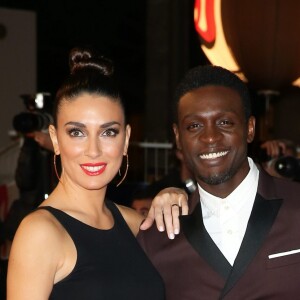 Corneille et sa femme Sofia de Medeiros - 16ème édition des NRJ Music Awards à Cannes. Le 13 décembre 2014.