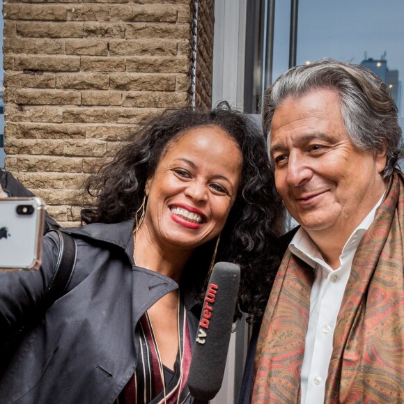 Christian Clavier lors de la première du film "Monsieur Claude 2" (Qu'est-ce qu'on a fait au Bon Dieu 2) à Berlin en Allemagne le 2 avril 2019.