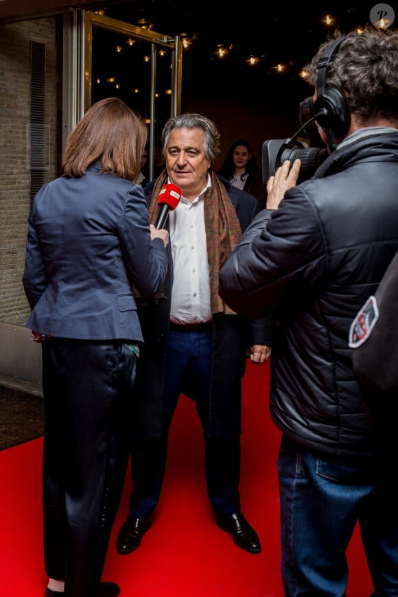 Christian Clavier lors de la première du film "Monsieur Claude 2" (Qu'est-ce qu'on a fait au Bon Dieu 2) à Berlin en Allemagne le 2 avril 2019.