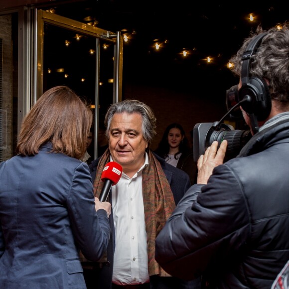 Christian Clavier lors de la première du film "Monsieur Claude 2" (Qu'est-ce qu'on a fait au Bon Dieu 2) à Berlin en Allemagne le 2 avril 2019.