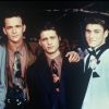 Ian Ziering, Luke Perry, Jason Priestley et Brian Austin Green dans la série "Beverly Hills", mai 1993.