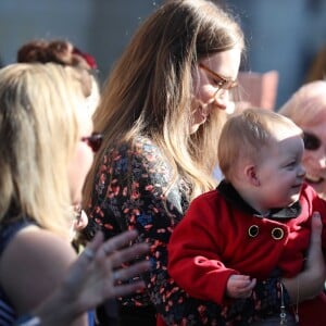 Le prince Harry, duc de Sussex, et Meghan Markle, duchesse de Sussex, ont vu une rare copie de la déclaration d'indépendance américaine à Edes House, Brighton dans le Sussex le 3 octobre 2018. 3 October 2018.