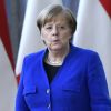 Angela Merkel, chancelière d'Allemagne (sa mère Herlind Kasner est décédée début avril 2019) à l'arrivée au conseil européen sur le Brexit à Bruxelles le 10 avril 2019.