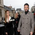 Nabilla Benattia, Thomas Vergara - Arrivées au défilé de mode Haute-Couture printemps-été 2019 "Jean Paul Gaultier" à Paris. Le 23 janvier 2019 © Veeren-CVS / Bestimage