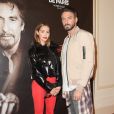 Info - Nabilla est enceinte de son premier enfant - Exclusif - Prix Spécial - No Web - Nabilla Benattia et son fiancé Thomas Vergara - Célébrités à la repésentation "An Evening With Al Pacino" au théâtre de Paris à Paris, France, le 22 octobre 2018. © Coadic Guirec/Bestimage