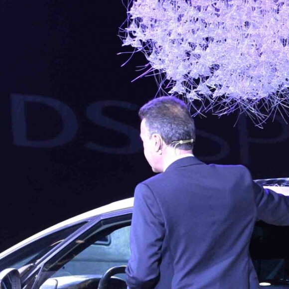 Sophie Marceau fait la promotion de la DS5 sur le stand Citroen lors du 11eme salon de l'automobile a Guangzhou en Chine le 21 novembre 2013.